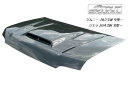 【 ジムニーシエラ　JB43W (8型〜)用 】 STOUT エアロボンネット Type-S (綾織りカーボン製)　for SUZUKI Jimny Sierra　[高瀬スタウト 軽量ボンネット]