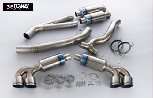 [ NISSAN GT-R　R35 / VR38DETT用 ] 東名パワード Tiレーシング チタン マフラー　品番： 441007 (TOMEI Ti RACING / TITANIUM MUFFLER) 送料無料 ※沖縄県・その他離島は別途送料かかります。