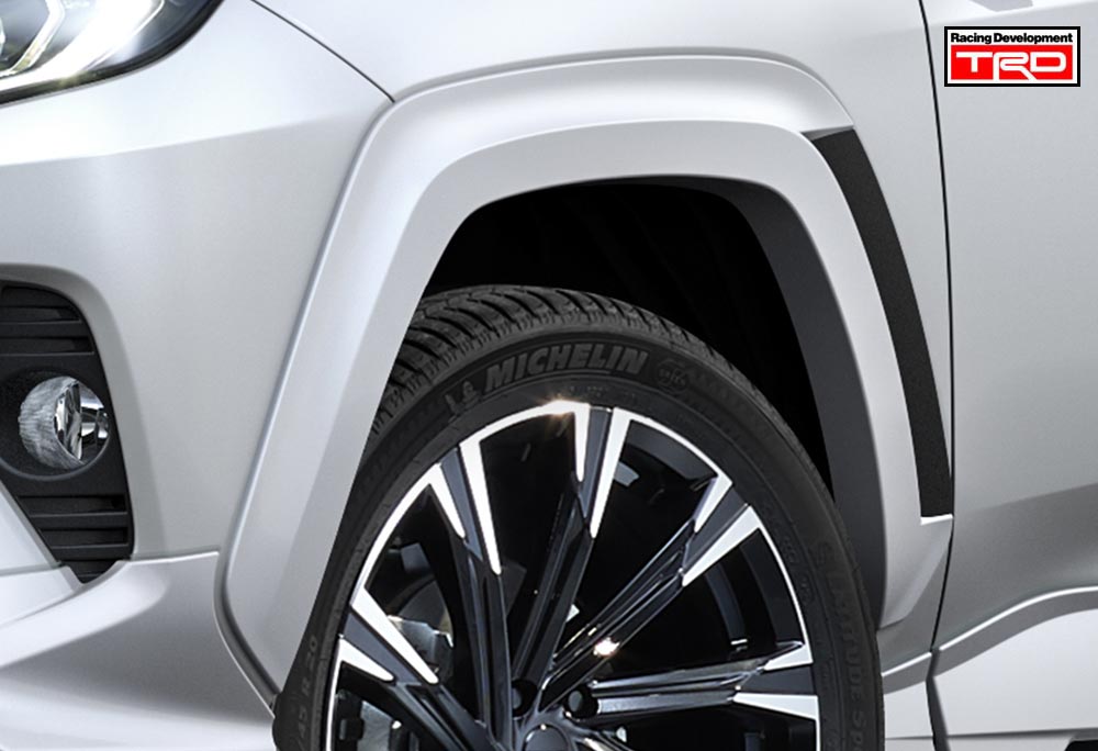 Rakuten - 【 RAV4　AXAH52, AXAH54, MXAA52, MXAA54用 】 TRD オーバーフェンダー 無塗装(素地)　品番： MS315-42002-NP　(TRD PERFORMANCE PARTS 正規品)