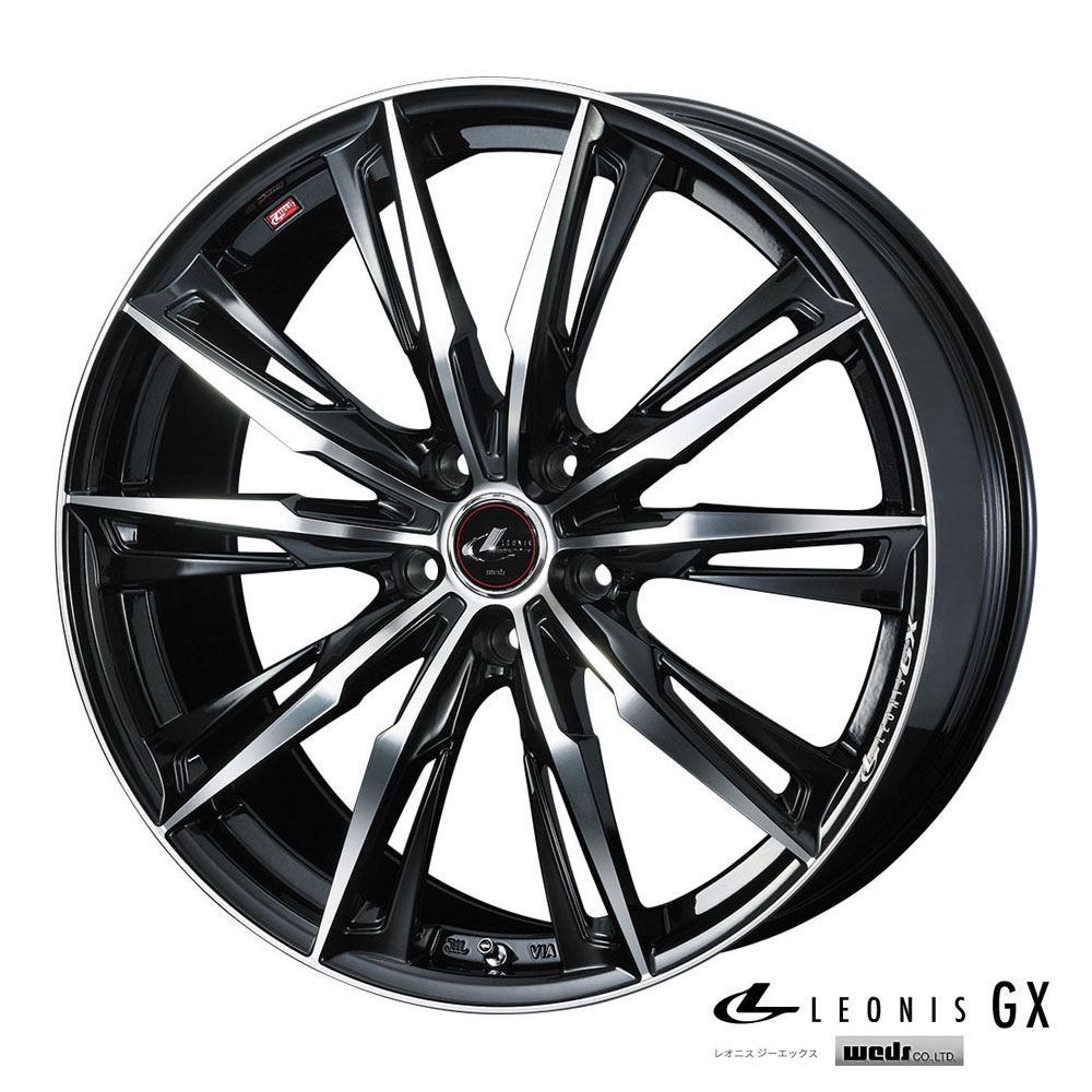 Weds LEONIS GX　18inch 8.0j +42 5H / 114.3　PBMC (1本) CODE: 39379 (ウェッズ レオニス Weds正規品)　※送料無料 (※沖縄県その他離島は別途送料をいただきます。)(2.0)