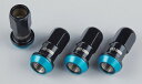 【 M12×1.5 ナットセット / ブラック 2P 】 ENKEI Advanced Racing Nut (貫通ナット 4個セット) 品番: EKAD1BL...