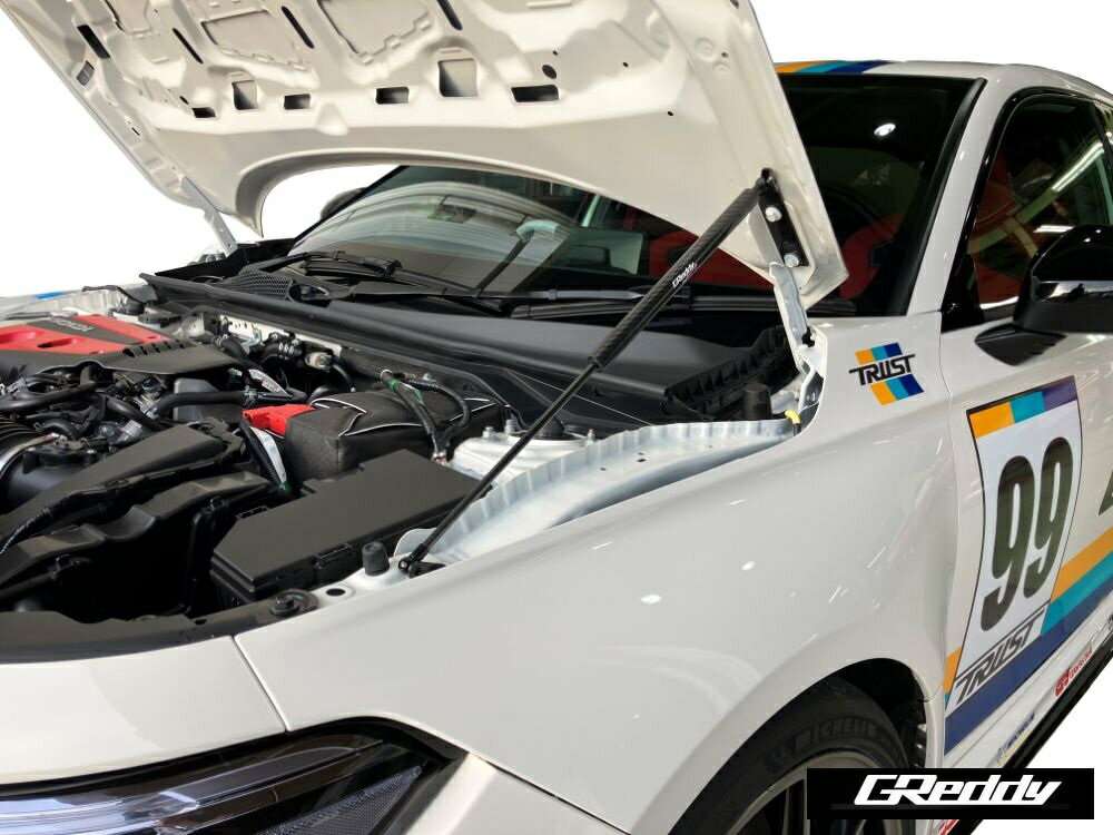 CIVIC シビック　FL4 L15C/LFC 純正ボンネット用 トラスト エンジンフードリフター (ボンネットダンパー) コード：18550102 ※左サイドのみ、ダンパー1本仕様 (TRUST GReddy ENGINE FOOD LIFTER) ※送料無料 (沖縄県および離島は除く)