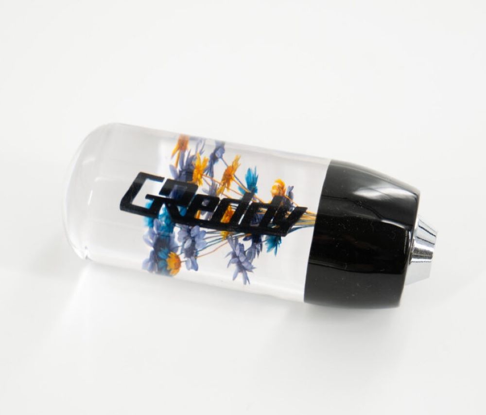 【受注生産】トラスト GReddy 水中花シフトノブ Mサイズ(115mm)　CODE： 18001921 (本体 M12 x P1.25 / ネジアダプター 3種類付属 M8 x P1.25、M10 x P1.25、M10 x P1.5) TRUST GReddy 正規品　※送料無料 (沖縄県および離島は除く)