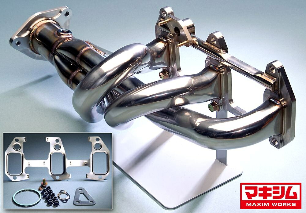 【 RX-8　SE3P / 13B-MSP用 】 マキシムワークス エキゾーストマニホールド　コードNo. 1100ZE066　(MAXIM WORKS EX.Manifold) 送料無料 ※沖縄県・その他離島は別途送料が必要 ステンレス エキマニ エギマニ タコ足 エキパイ