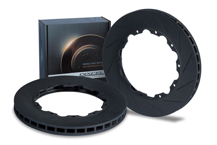 [左右2枚set] ディクセル 2ピースアウターローター (Bremboキャリパー用) 2枚セット　品番： FS-29528B08R/09L　補修交換用ブレーキローター (DIXCEL 2 Piece Outer Brake Rotor 正規品) ※送料無料 (沖縄県および離島は除く)(2)