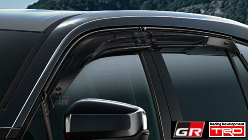 TOYOTA RAV4 60系　AXAP64 (プラグインハイブリッド車)用 TRD GRスポーツサイドバイザー (前後4枚セット)　品番： MS316-42004 (TRD PERFORMANCE PARTS 正規品) 送料無料 ※沖縄県その他離島は別途送料がかかります。