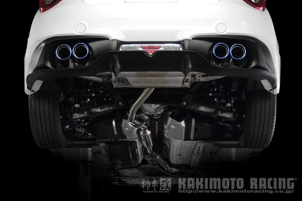 SUBARU BRZ　ZC6 / FA20 後期型用 柿本改 Class KR チタンフェイステールマフラー TRDバンパー(ガーニッシュ)装着車用　T713119 (KAKIMOTO RACING EXHAUST SYSTEM TITANIUM Fase Tail) 保安基準 JQR認証 (性能等確認済表示) 送料無料 ※沖縄県・その他離島は要別途送料
