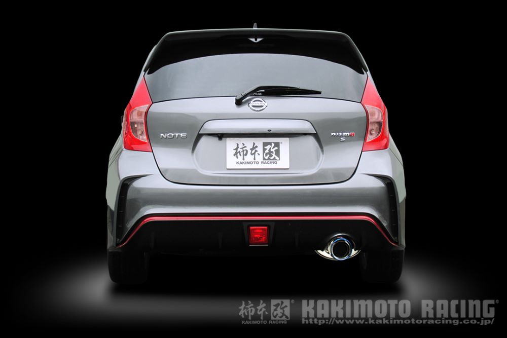 NISSAN NOTE ノート NISMO S　DBA-E12改 / HR16DE (1.6 NA)用 柿本改 Class KR チタンフェイステール マフラー リアピースのみ N713103 (KAKIMOTO RACING EXHAUST SYSTEM TITANIUM Fase Tail) 保安基準 JQR認証 (性能等確認済表示) 送料無料 ※沖縄県・その他離島は別途送料