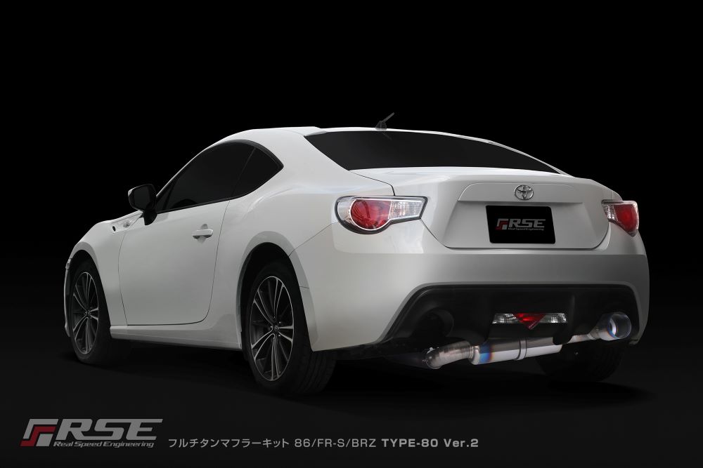 �ڸĿ���ȯ����ǽ�� TOYOTA 86 (�ϥ�����)��ZN6 / FA20�� �ꥢ�륹�ԡ��ɥ��󥸥˥���󥰡��ե������ޥե顼 TYPE-80 Ver.2������ RB6090-SB05A (Real Speed Engineering FULL TITANIUM EXHAUST SYSTEM) ����̵�� �����츩������¾Υ�����������������ޤ���