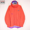 古着 90s PaTagonia スーパーアルパインジャケット★XLサイズ レッド