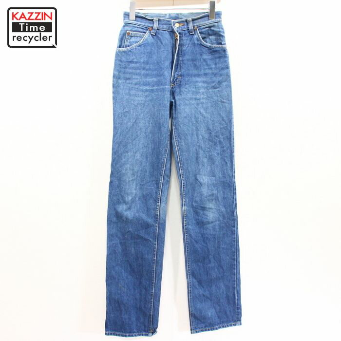 70〜80s USA製 Lee 302-8749 レディース デニム パンツ 古着 ★ W27 Sサイズ ブルー