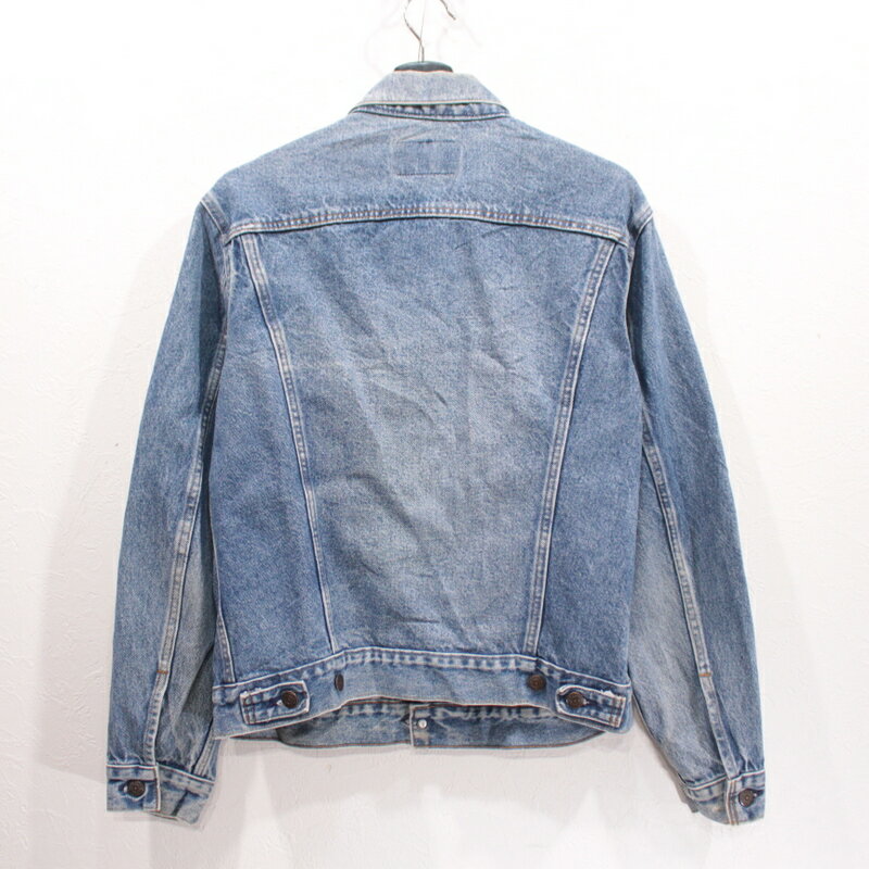 80s USA製 Levi's 70506 デニム ジャケット クロカン 古着 ★ 表記42R ネイビー インディゴ