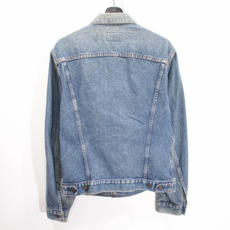 80s USA製 Levi's 71506 デニム ジャケット クロカン 古着 ★ 表記44L ネイビー