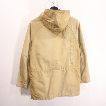 レディース 80s USA製 WOOLRICH ウールリッチ ナイロン マウンテンパーカー 古着 ★ 表記Sサイズ ベージュ