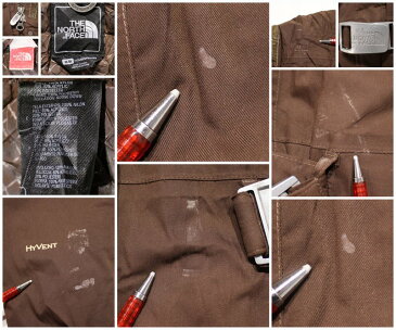 レディース THE NORTH FACE ノースフェイス グースダウン入り ベルト付き ナイロン ジャケット 古着 ★ 表記Mサイズ ブラウン 2109ss