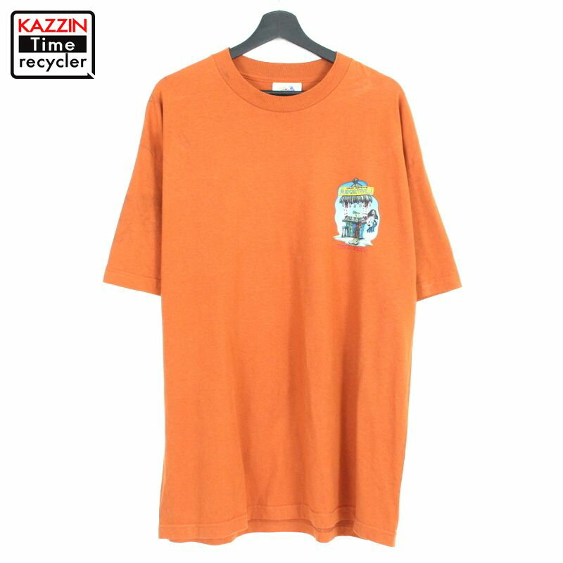 00s ジミー・バフェット Jimmy Buffett バンドTシャツ 古着 ★ 表記XLサイズ ライトブラウン