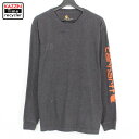 00s カーハート Carhartt 長袖Tシャツ 古着 ★ 表記Sサイズ ブラック