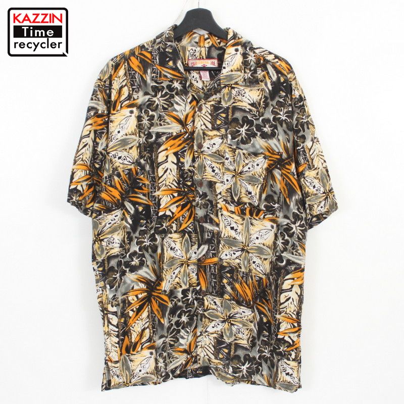 【220526】90年代 ハワイアンシャツ 開襟 多色 大きいサイズ 中古品 USED
