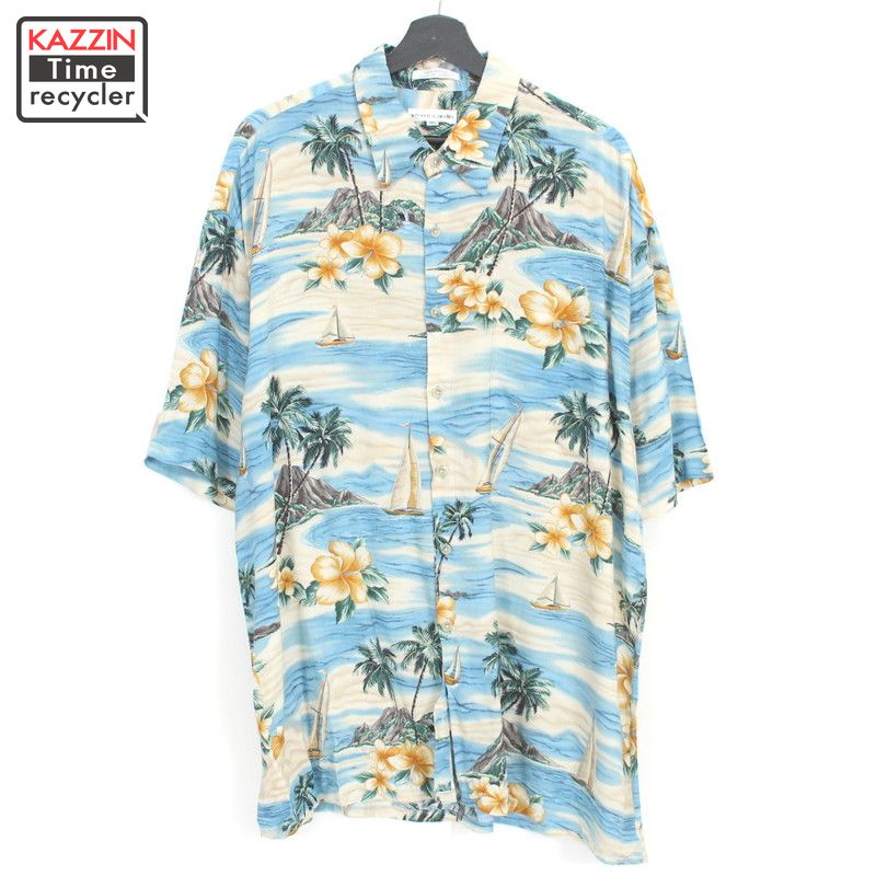 【220712】90年代 ハワイアンシャツ 多色 大きいサイズ 中古品 USED