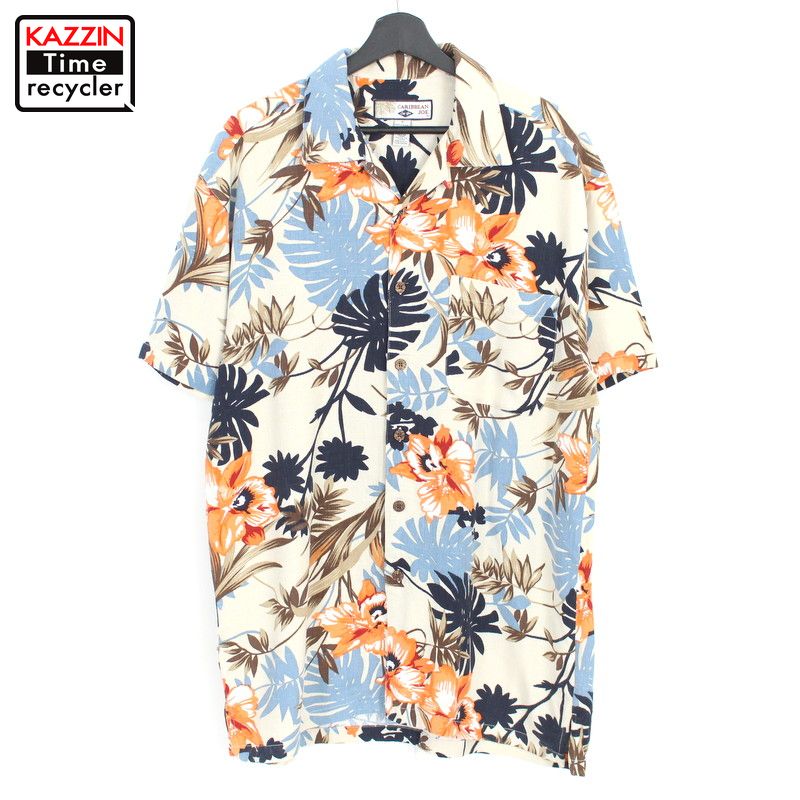 【220812】90年代 ハワイアンシャツ 多色 大きいサイズ 中古品 USED