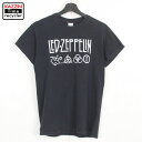 楽天Vintage古着屋 KAZZINTimerecycler00s レッドツェッペリン Led Zeppelin GILDAN バンドTシャツ 古着 ★ メンズ 表記Sサイズ ブラック