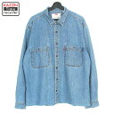 80s リーバイス Levi's デニムシャツ 古着 ★ メンズ 表記Lサイズ ブルー