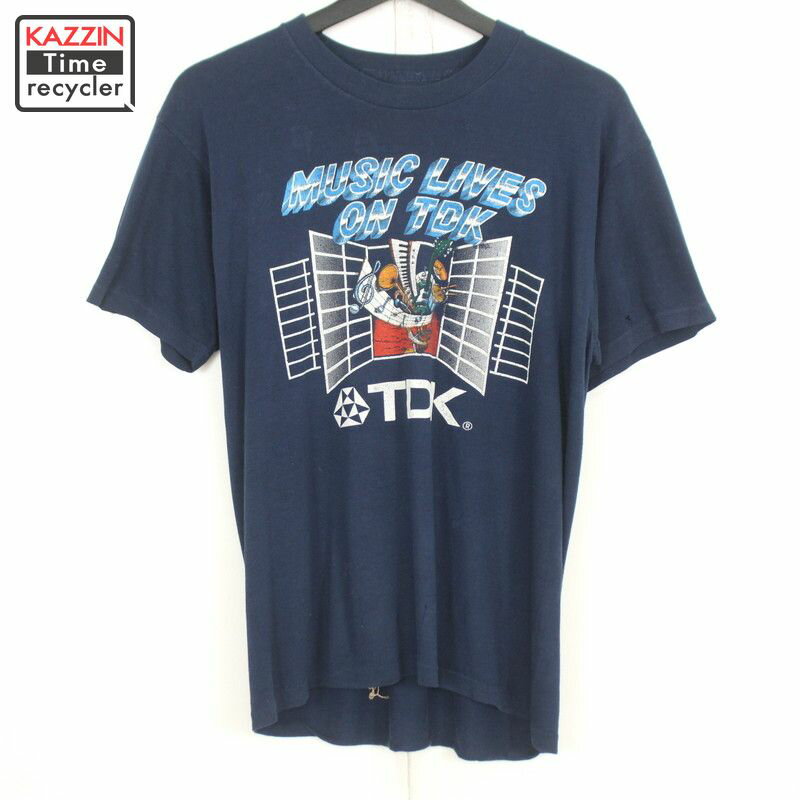 80s ロゴ TDK 半袖Tシャ