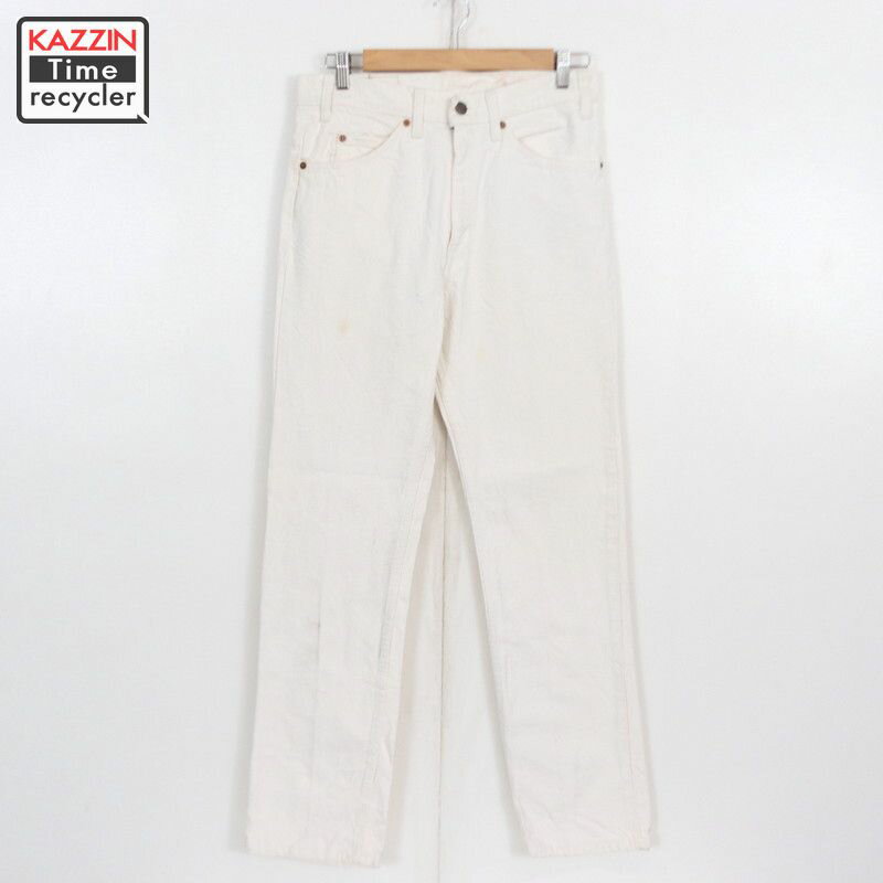 P5倍! 80s USA製 リーバイス Levi's 509 パンツ 古着 ★ メンズ Sサイズ相当 ホワイト