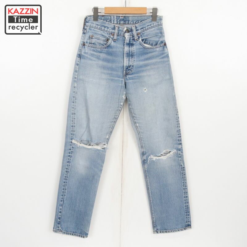 70s リーバイス Levi's 505 66前期 スモールe デニムパンツ 古着 ★ メンズ ~XSサイズ相当 ブルー