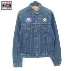 80s USA製 ヴィンテージ リーバイス Levi's HARLEY BMW ワッペン 71506 デニムジャケット 古着 ★ メンズ Mサイズ相当 ネイビー