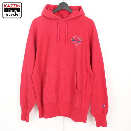90s USA製 ヴィンテージ チャンピオン Champion 珍ピオン リバースウィーブスウェットパーカー 古着 ★ メンズ 表記Lサイズ ピンク 90s USA製 ヴィンテージ チャンピオン Champion 珍ピオン リバースウィーブスウェットパーカー 古着 ★ メンズ 表記Lサイズ ピンク