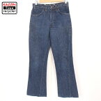 70s USA製 ヴィンテージ リーバイス Levi's 646 ベルボトム デニムパンツ 古着 ★ メンズ Sサイズ相当 ネイビー