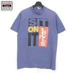 90s USA製 ヴィンテージ リーバイス Levi's 半袖Tシャツ 古着 ★ メンズ 表記Mサイズ ネイビー