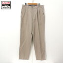 90s USA製 ヴィンテージ ドッカーズ DOCKERS 2タック スラックスパンツ 古着 ★ メンズ 表記33×32サイズ ベージュ(4)