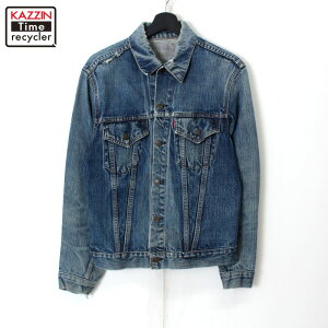 70s USA ơ ꡼Х Levi's 70505 ӥåE ǥ˥ॸ㥱å    S ֥롼