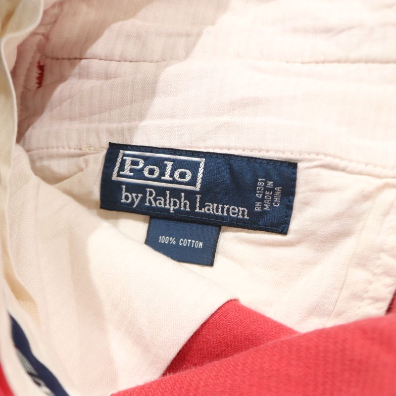 00s ラルフローレン RALPH LAUREN コーデュロイ パンツ 古着 ★ メンズ 表記34×30サイズ レッド