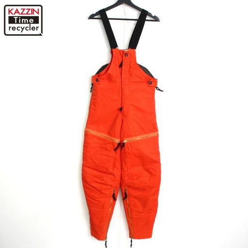 90s ヴィンテージ カナダ軍 パラレスキュー オーバーオール 古着 ★ メンズ Mサイズ相当 オレンジ 90s ヴィンテージ カナダ軍 パラレスキュー オーバーオール 古着 ★ メンズ Mサイズ相当 オレンジ