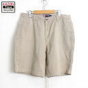 90s ヴィンテージ チャップス ラルフローレン CHAPS RALPH LAUREN コットン チノ ショートパンツ 古着 ★ メンズ Lサイズ相当 ベージュ(4)