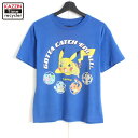 00s ポケットモンスター 半袖Tシャツ 古着 ★ メンズ Sサイズ相当 ブルー
