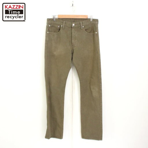00s リーバイス Levi's 後染め カラー デニムパンツ 古着 ★ メンズ 表記32×32サイズ カーキ 00s リーバイス Levi's 後染め カラー デニムパンツ 古着 ★ メンズ 表記32×32サイズ カーキ