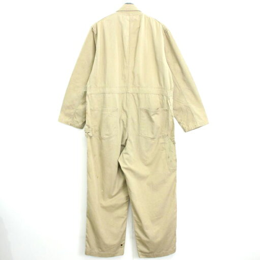 60s ヴィンテージ BEACON UNIFORM つなぎ 古着 ★ メンズ 表記42サイズ ベージュ