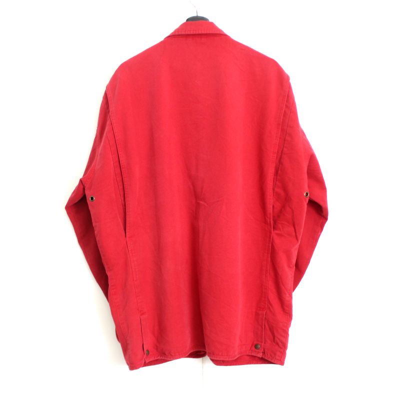 P5倍! 90s ヴィンテージ エディー・バウアー Eddie Bauer ハンティングジャケット 古着 ★ レディース 表記Mサイズ レッド