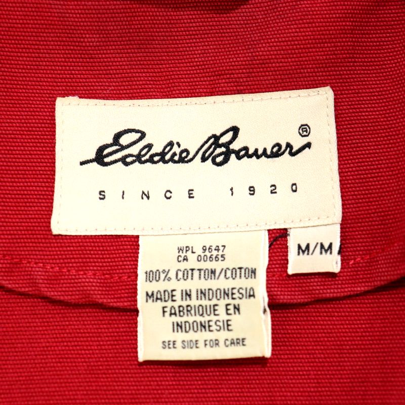 P5倍! 90s ヴィンテージ エディー・バウアー Eddie Bauer ハンティングジャケット 古着 ★ レディース 表記Mサイズ レッド
