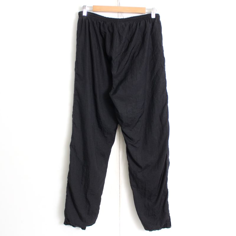 90s ヴィンテージ ナイキ NIKE ナイロン イージーパンツ 古着 ★ メンズ 表記Lサイズ ブラック
