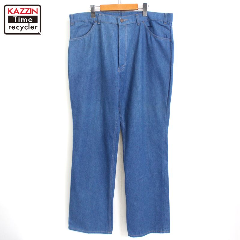 DEADSTOCK 80s ヴィンテージ リーバイス Levi's ブーツカットデニムパンツ 古着 ★ メンズ 表記40×30サイズ ブルー