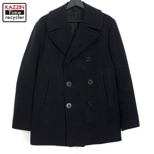 70s ヴィンテージ U.S.NAVY Pコート 古着 ★ メンズ 表記36Rサイズ ネイビー 70s ヴィンテージ U.S.NAVY Pコート 古着 ★ メンズ 表記36Rサイズ ネイビー