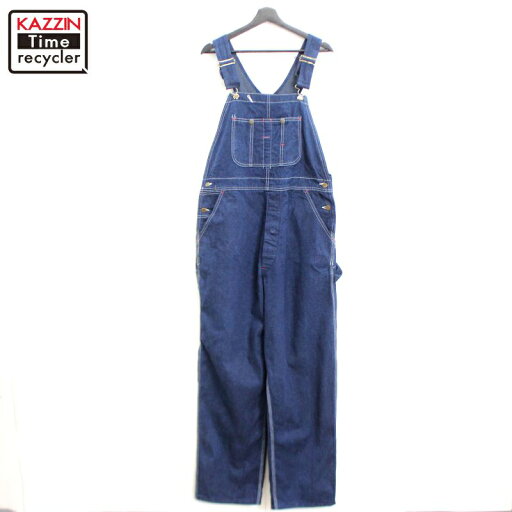 70s USA製 ヴィンテージ ビッグヤンク BigYank 無地 ワーク オーバーオール 古着 ★ メンズ XLサイズ相当 ビッグサイズ オーバーサイズ ブルー 70s USA製 ヴィンテージ ビッグヤンク BigYank 無地 ワーク オーバーオール 古着 ★ メンズ XLサイズ相当 ビッグサイズ オーバーサイズ ブルー
