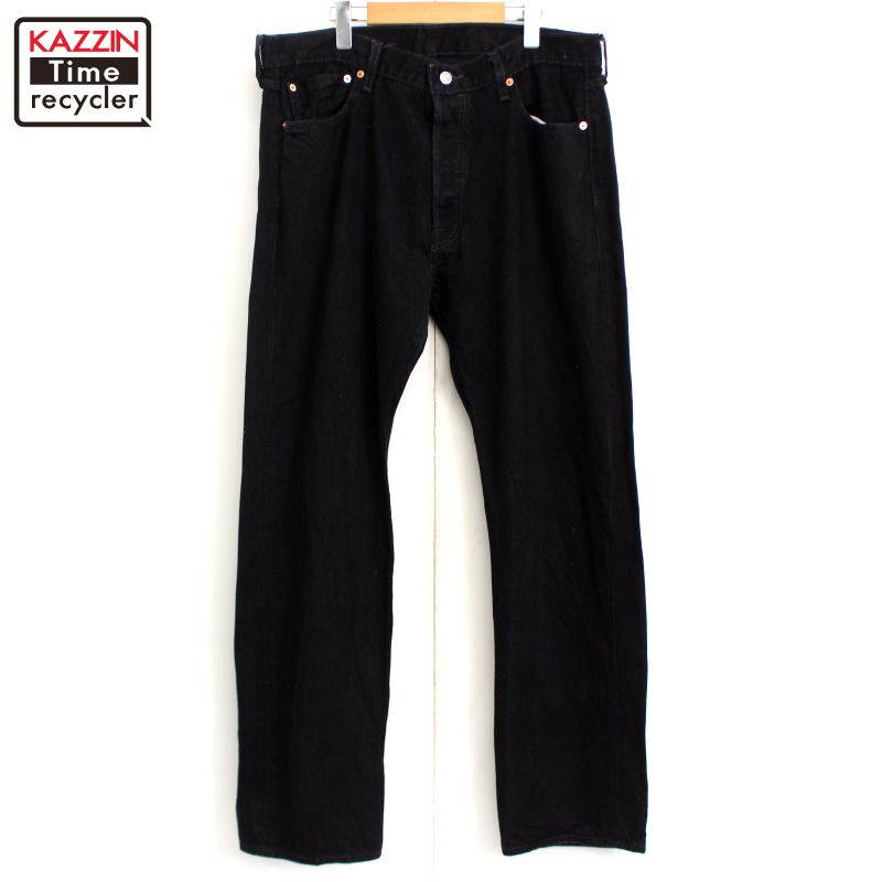 00s リーバイス Levi's 501 ブラック デニムパンツ 古着 ★ メンズ XLサイズ相当 ビッグサイズ オーバーサイズ ブラック