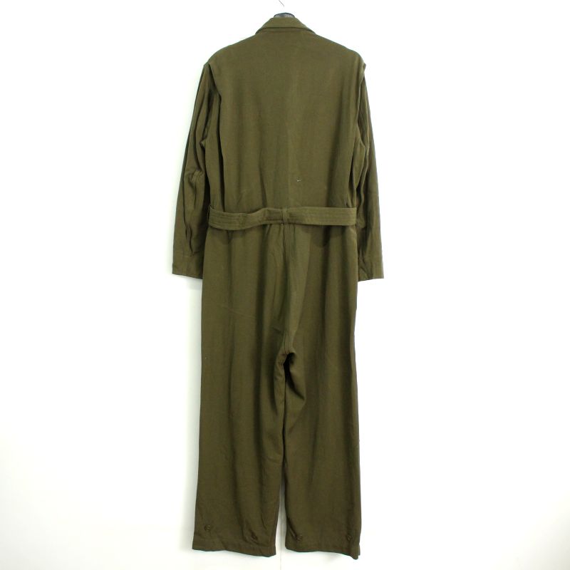 P5倍! 40s USA製 ヴィンテージ U.S.AIR.FORCE SUMMER FLYING つなぎ 古着 ★ メンズ Mサイズ相当 オリーブグリーン