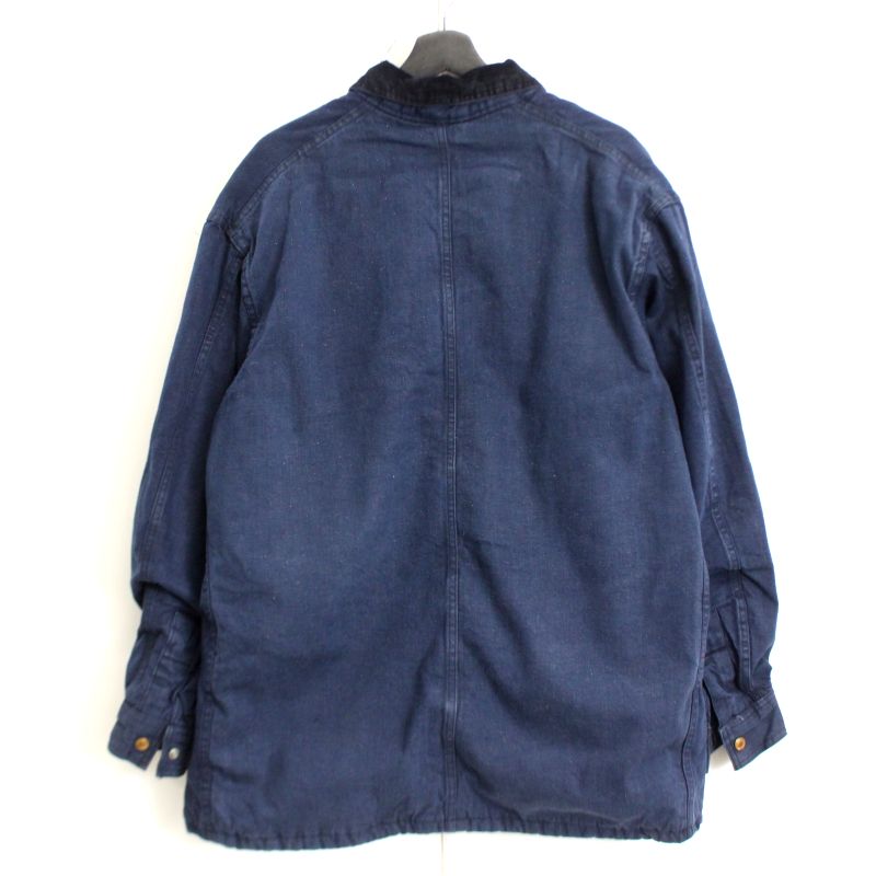 50s ヴィンテージ PAR-X-UNIFORM 裏地ブランケット デニム カバーオール 古着 ★ メンズ XL~サイズ相当 ビッグサイズ オーバーサイズ ネイビー